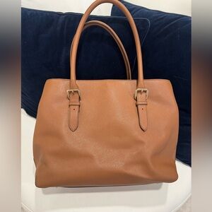 Kate Spade Brown Leather Tote Bag